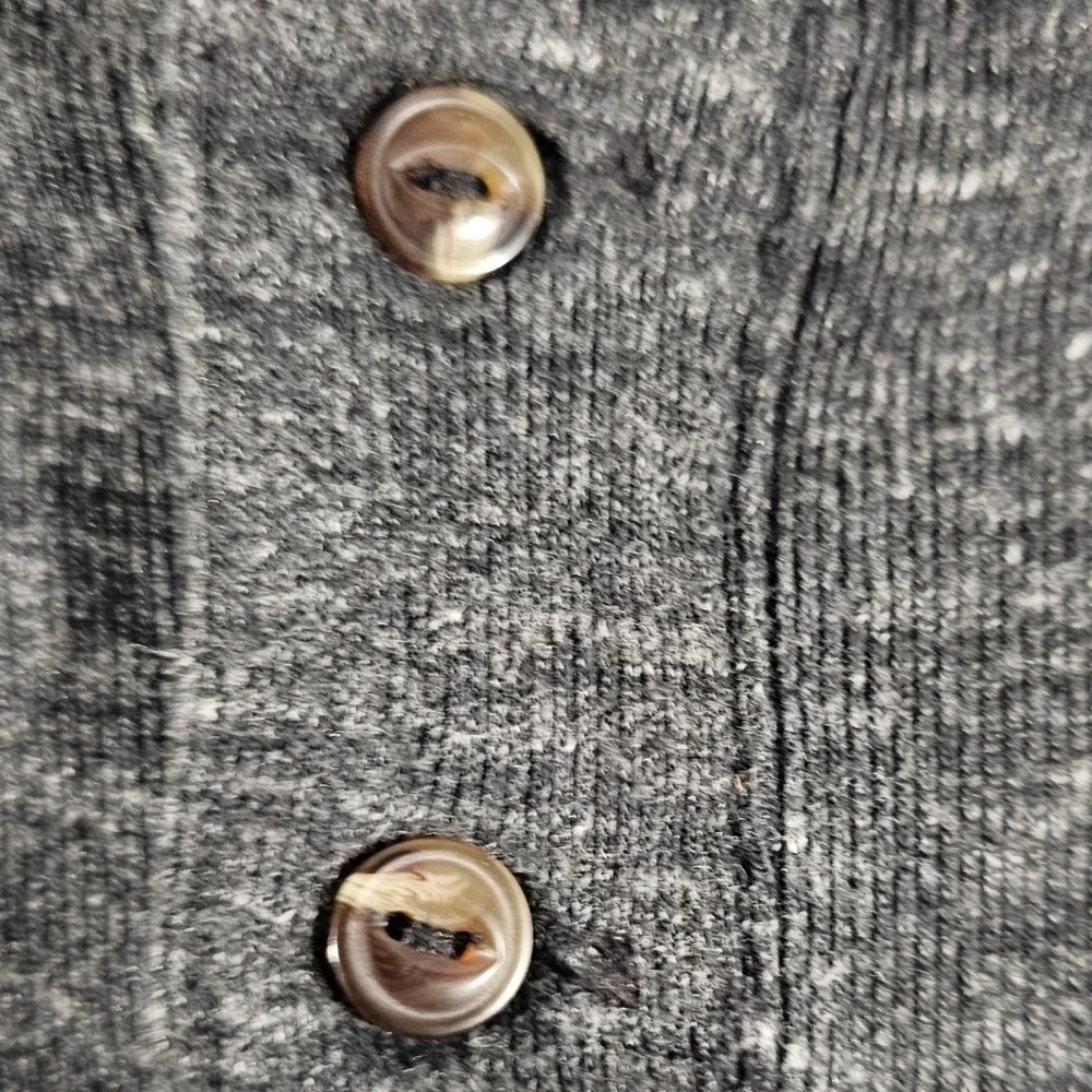 The North Face Henley Mens XL‎ Gray Long Sleeve Heathered Tri-Blend Pullover